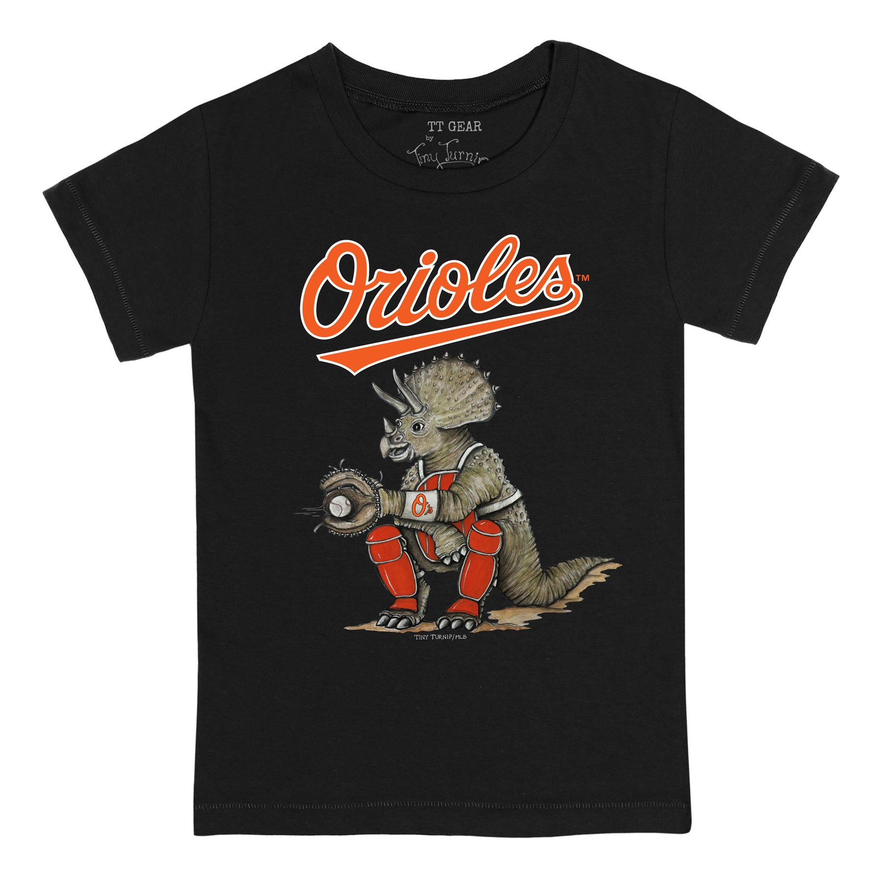 Baltimore Orioles Triceratops Tee Shirt