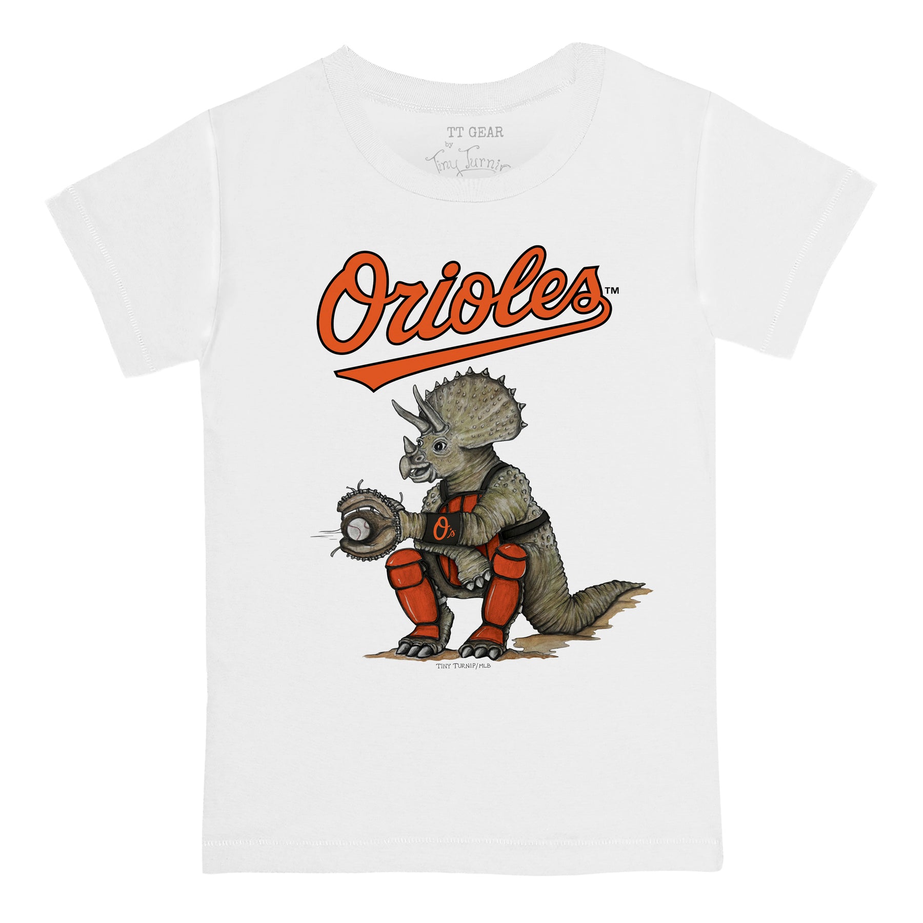 Baltimore Orioles Triceratops Tee Shirt