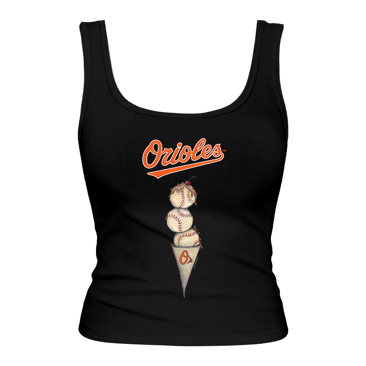 Baltimore Orioles Triple Scoop Emmy Tank
