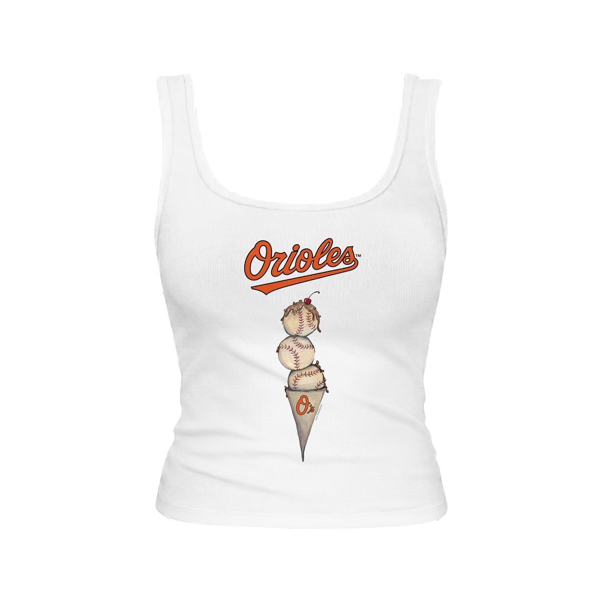 Baltimore Orioles Triple Scoop Emmy Tank