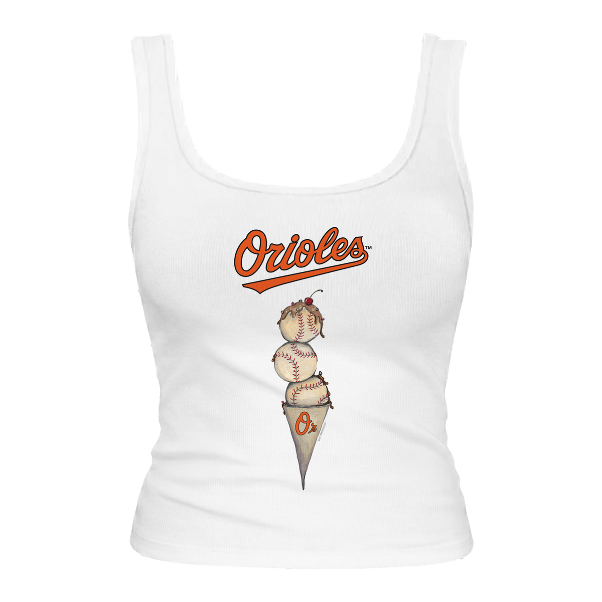 Baltimore Orioles Triple Scoop Emmy Tank