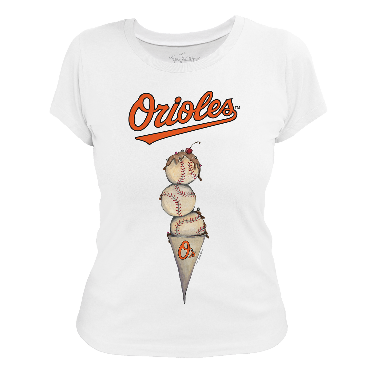 Baltimore Orioles Triple Scoop Women's Tee Shirt