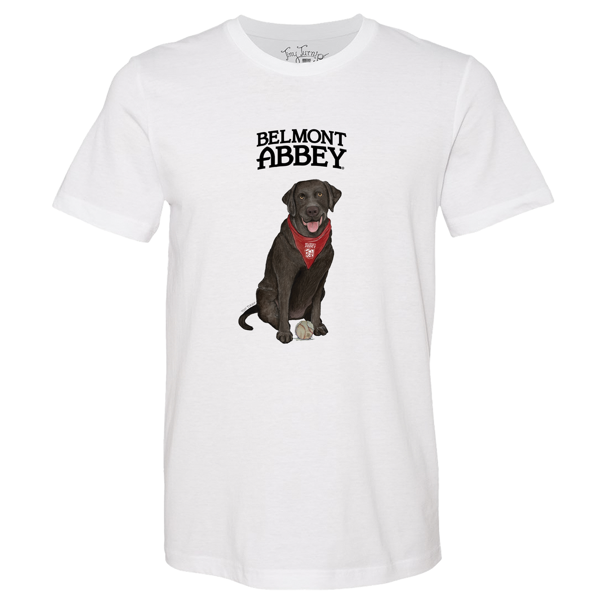 Belmont Abbey Crusaders Black Labrador Retriever Unisex Tee Shirt