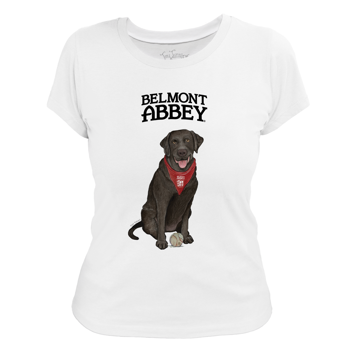 Belmont Abbey Crusaders Black Labrador Retriever Women's Tee Shirt