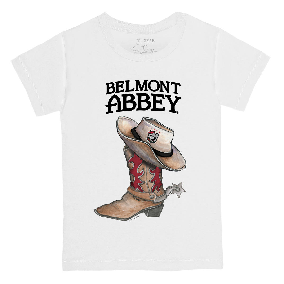 Belmont Abbey Crusaders Cowboy Boot Kid's Tee Shirt