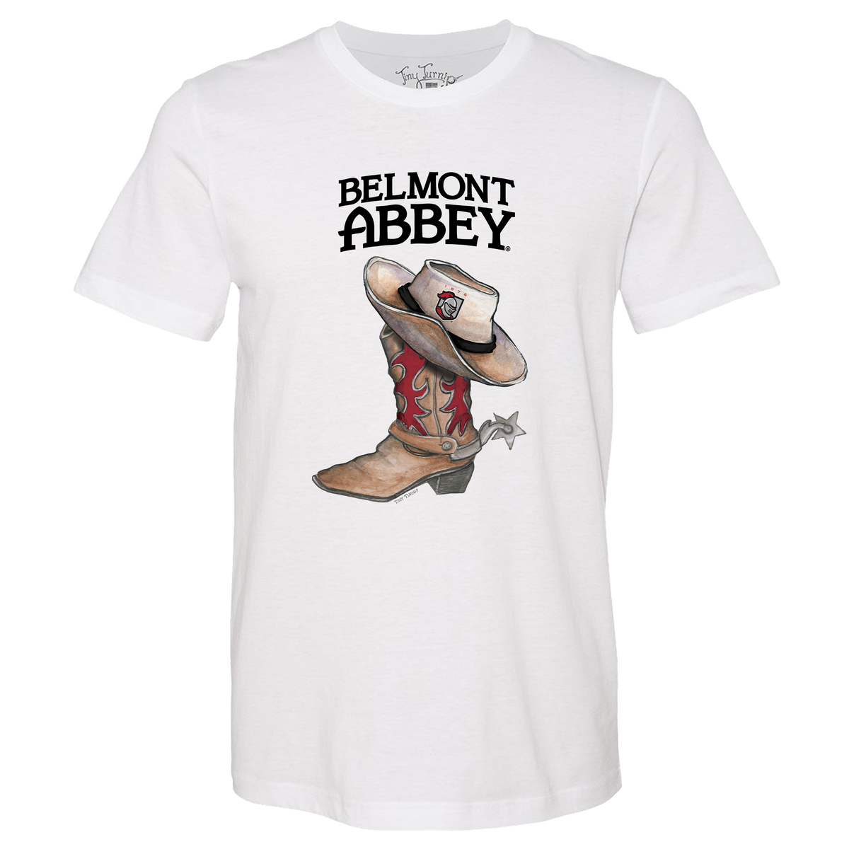 Belmont Abbey Crusaders Cowboy Boot Unisex Tee Shirt