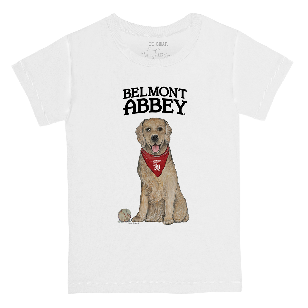 Belmont Abbey Crusaders Golden Retriever Kid's Tee Shirt