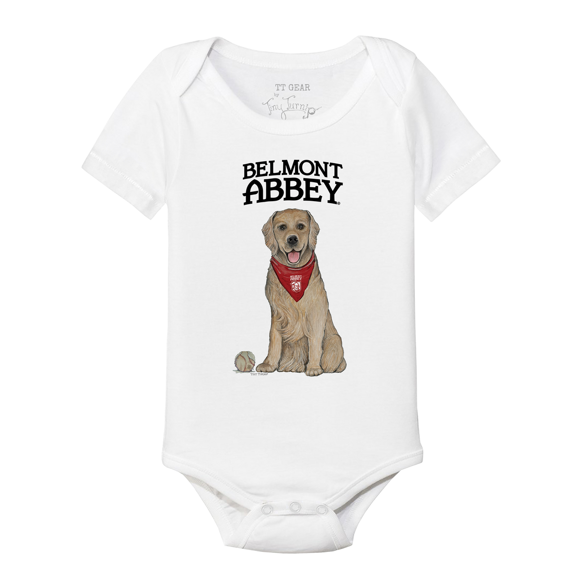 Belmont Abbey Crusaders Golden Retriever Short Sleeve Snapper