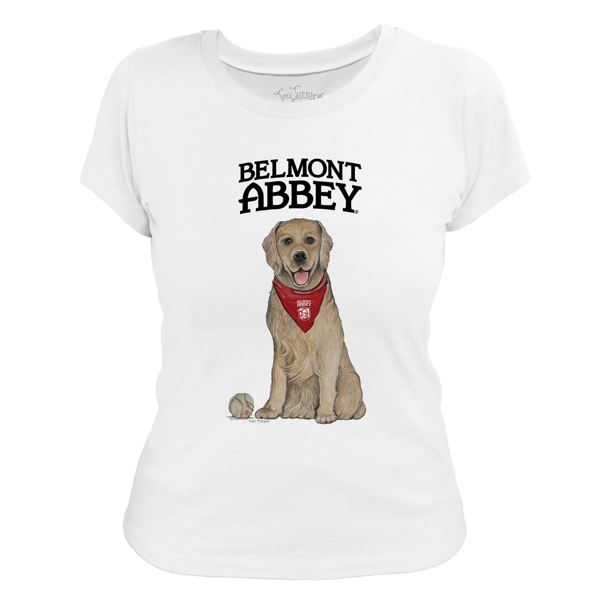 Belmont Abbey Crusaders Golden Retriever Women's Tee Shirt