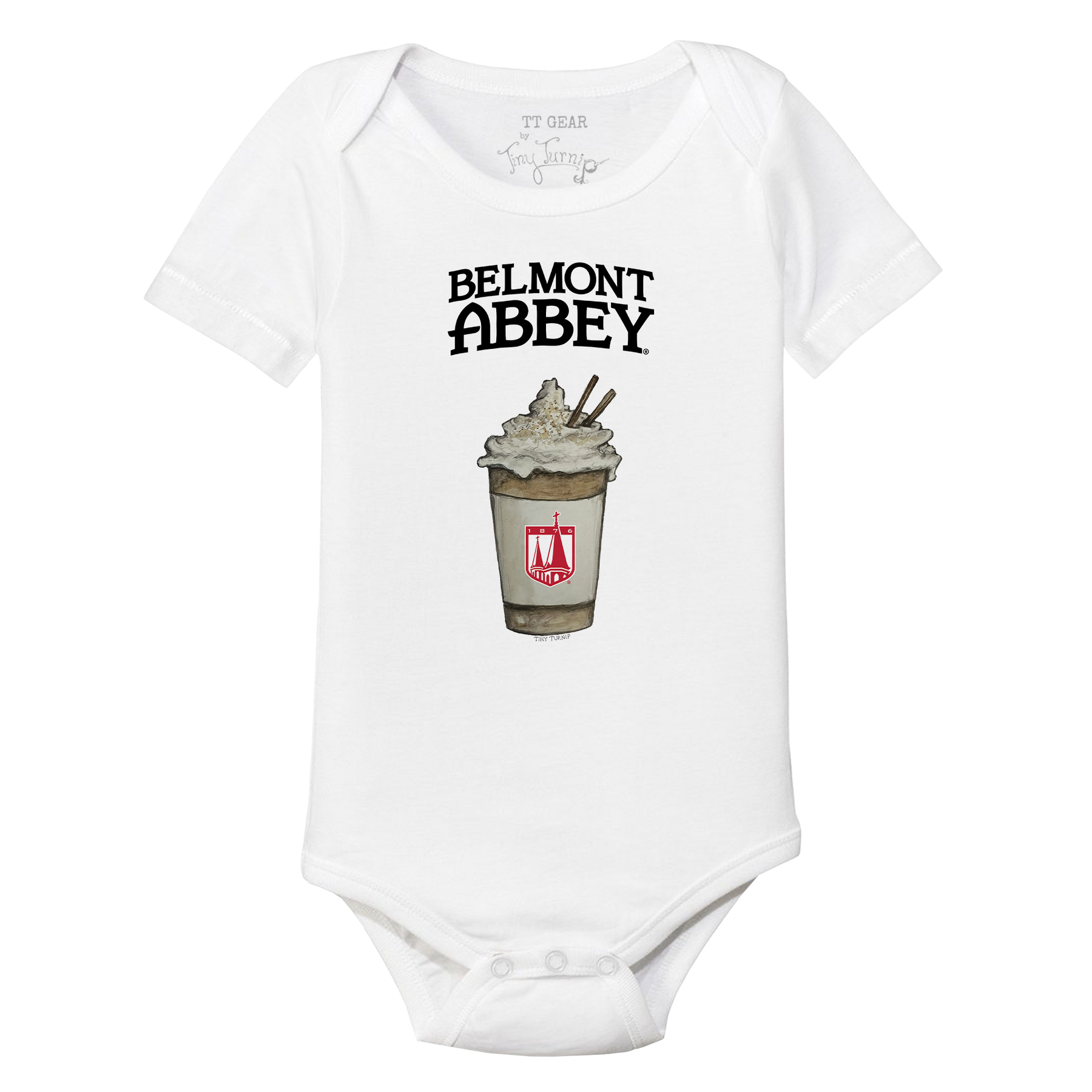 Belmont Abbey Crusaders Latte Short Sleeve Snapper