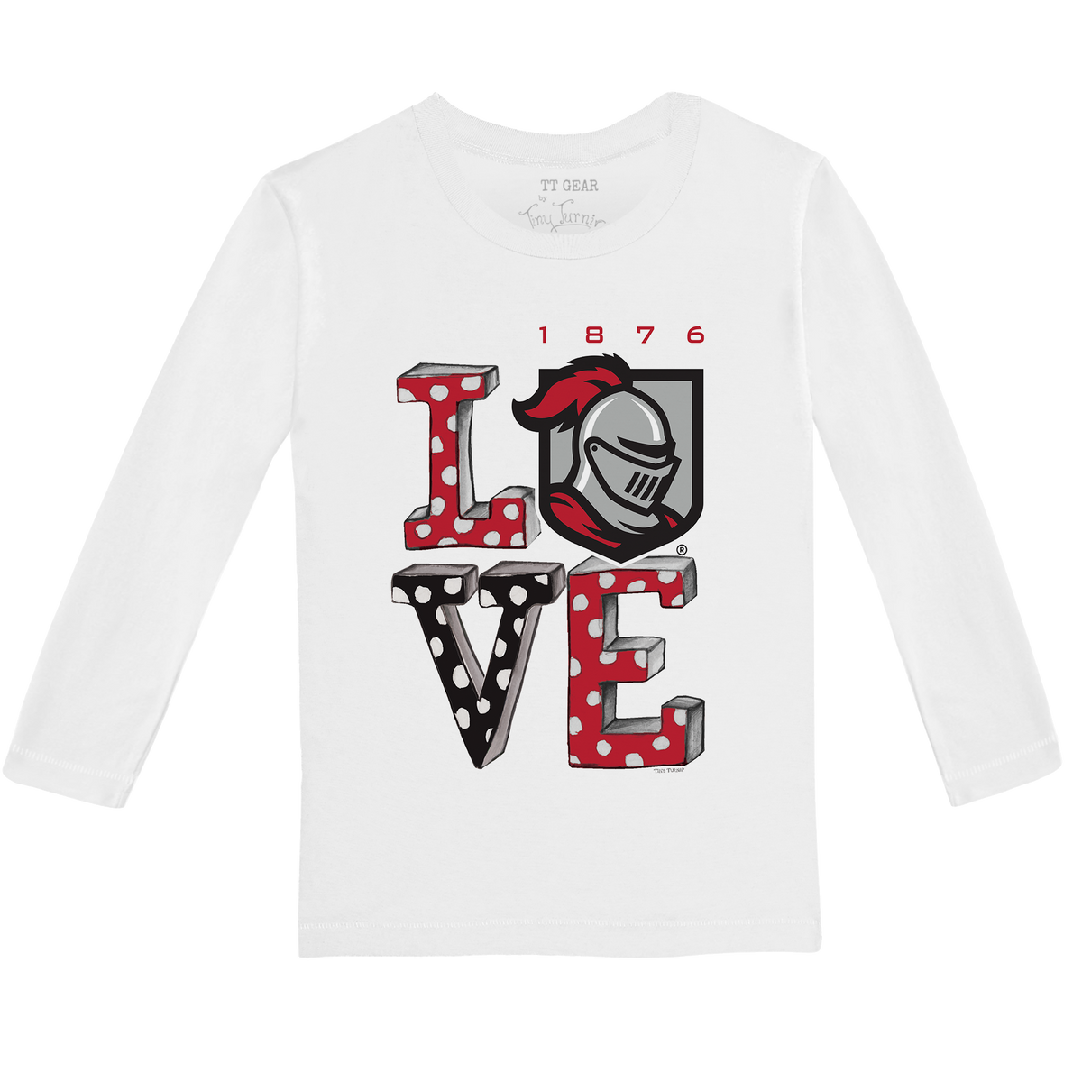 Belmont Abbey Crusaders LOVE Long-Sleeve Tee Shirt