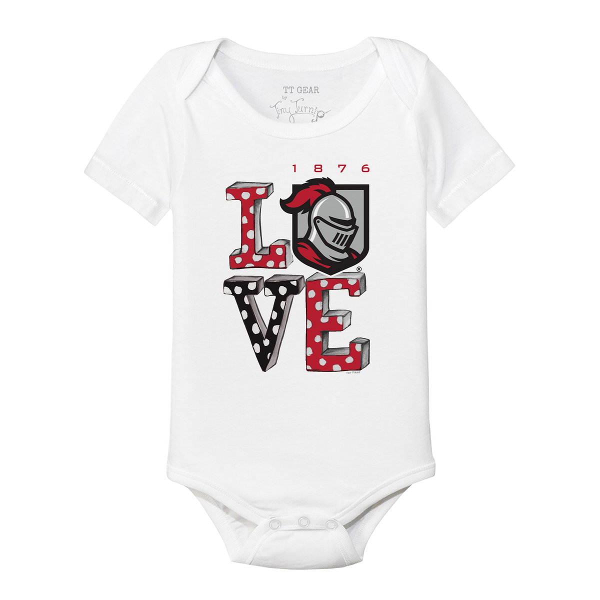 Belmont Abbey Crusaders LOVE Short Sleeve Snapper