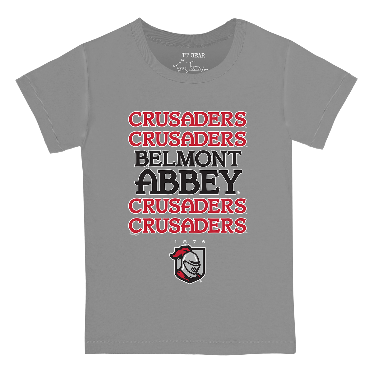 Belmont Abbey Crusaders Stacked Kid's Tee Shirt