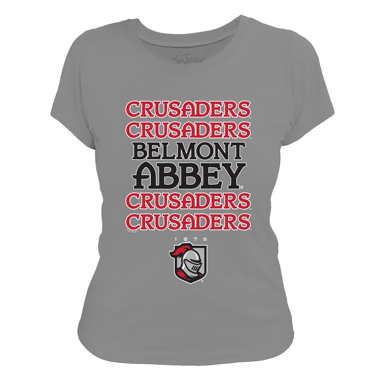 Belmont Abbey Crusaders Stacked Women's Tee Shirt
