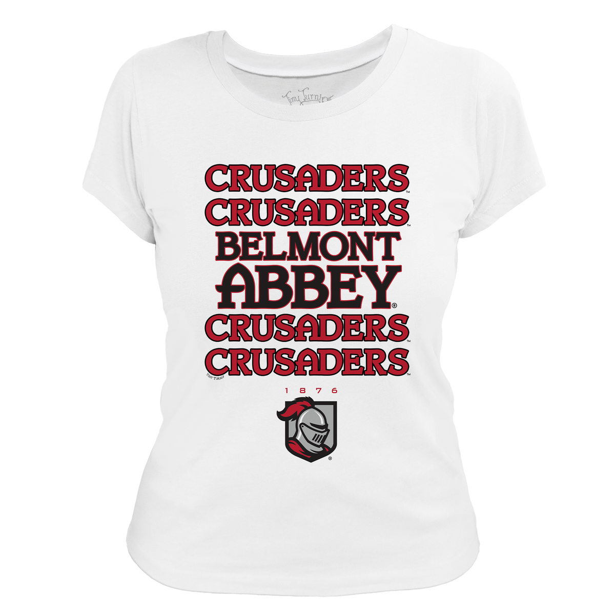 Belmont Abbey Crusaders Stacked Women's Tee Shirt