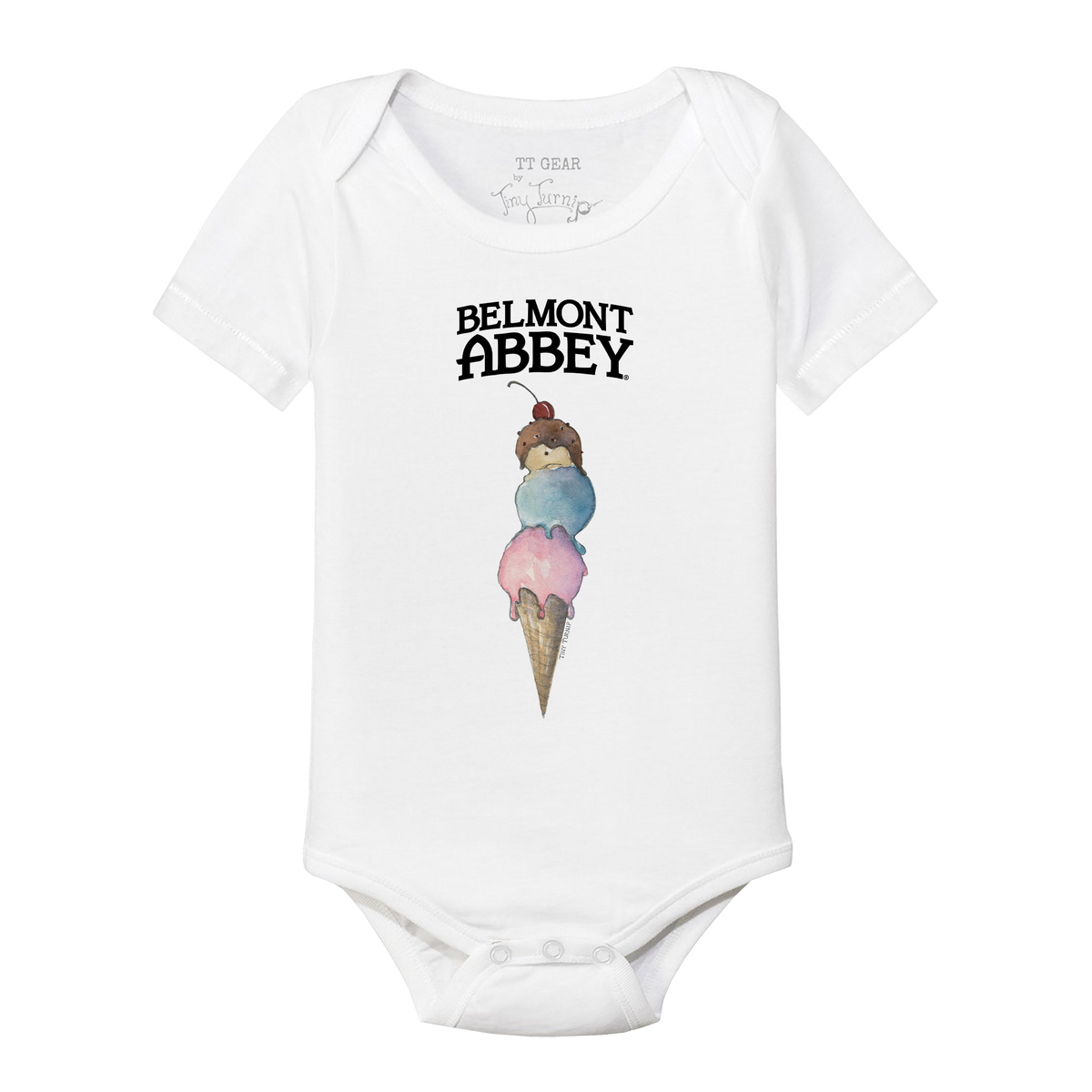 Belmont Abbey Crusaders Triple Scoop Short Sleeve Snapper