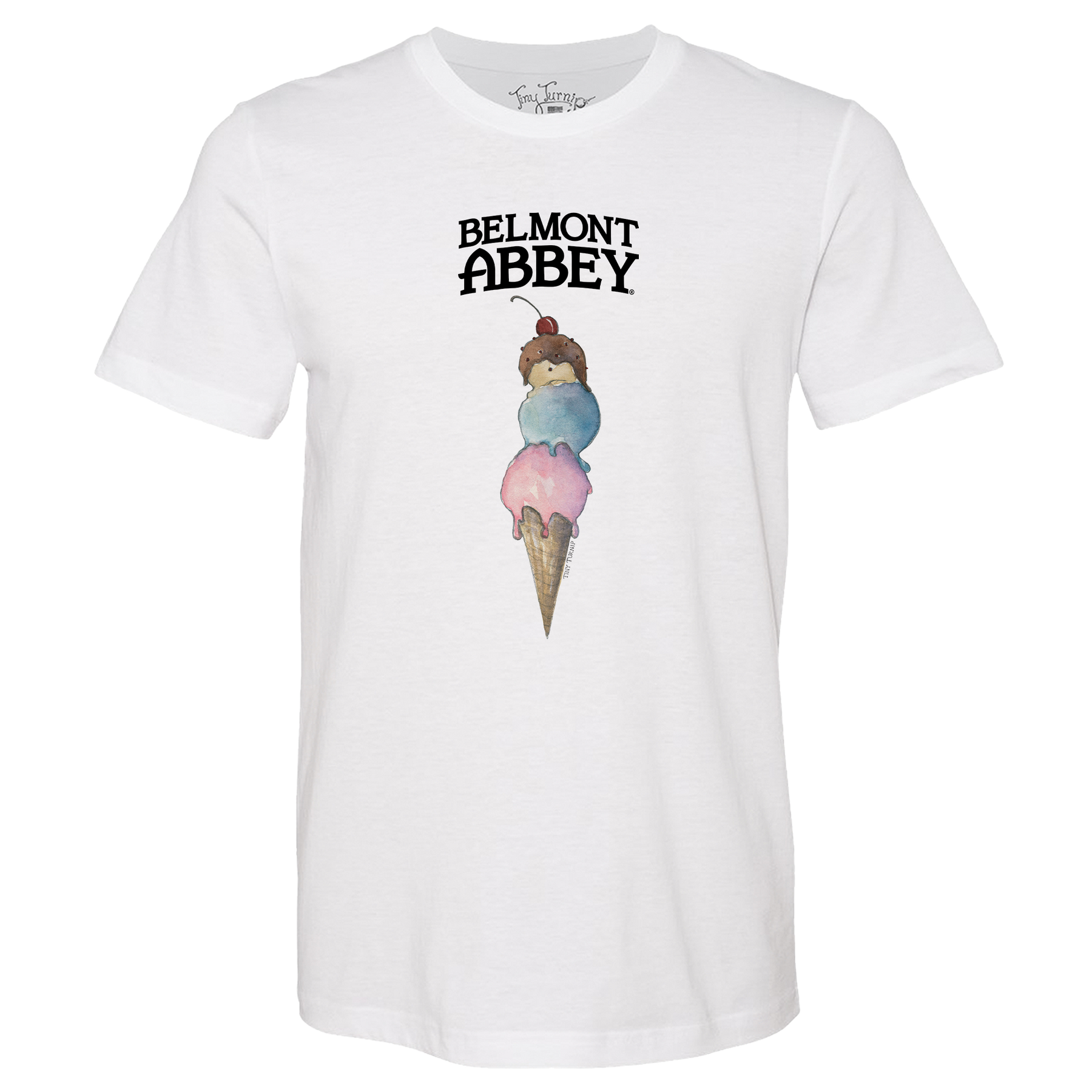 Belmont Abbey Crusaders Triple Scoop Unisex Tee Shirt