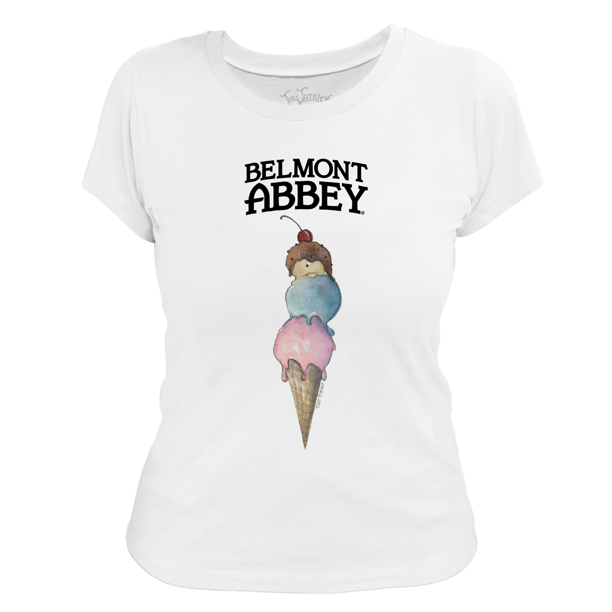 Belmont Abbey Crusaders Triple Scoop Women's Tee Shirt