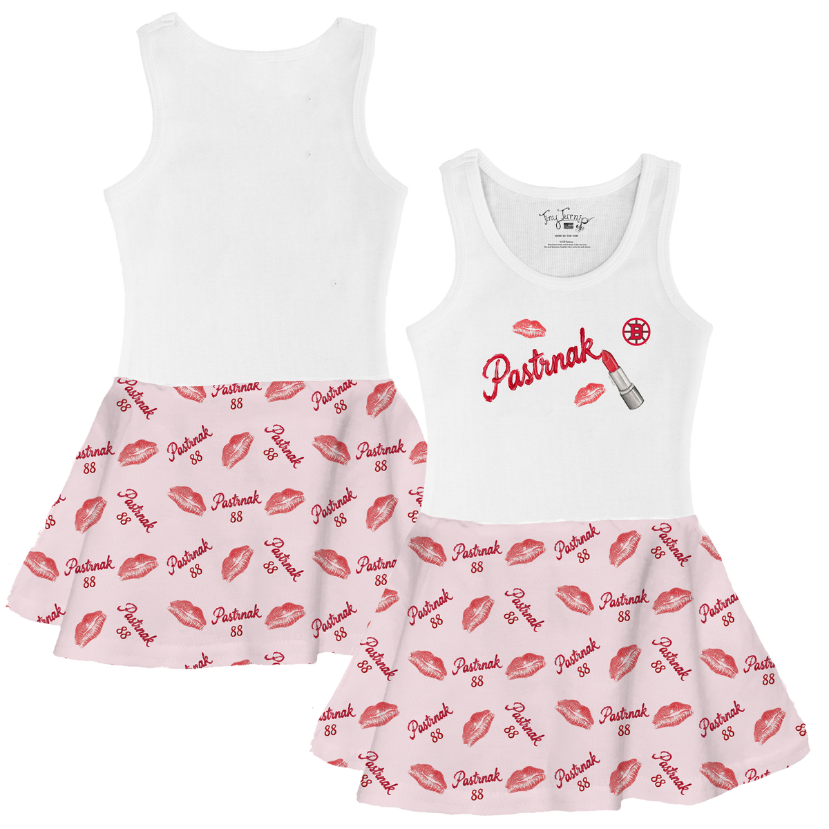 VIP Lipstick w/ Name Number - Tank Swing Dress - Tiny Turnip