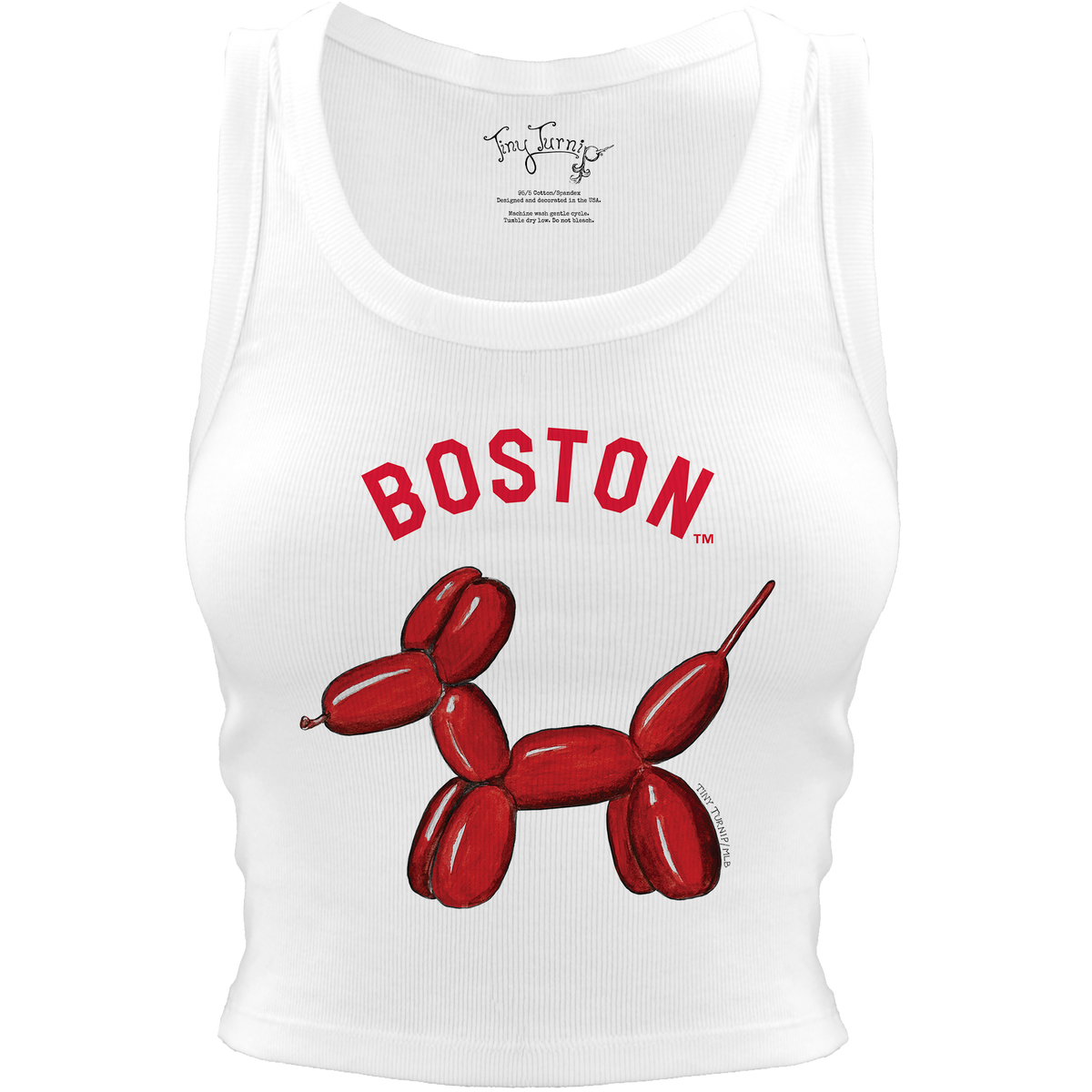 Boston Red Sox Balloon Dog Crop Tank