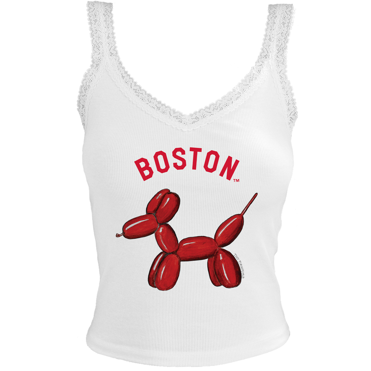 Boston Red Sox Balloon Dog Lace Tank