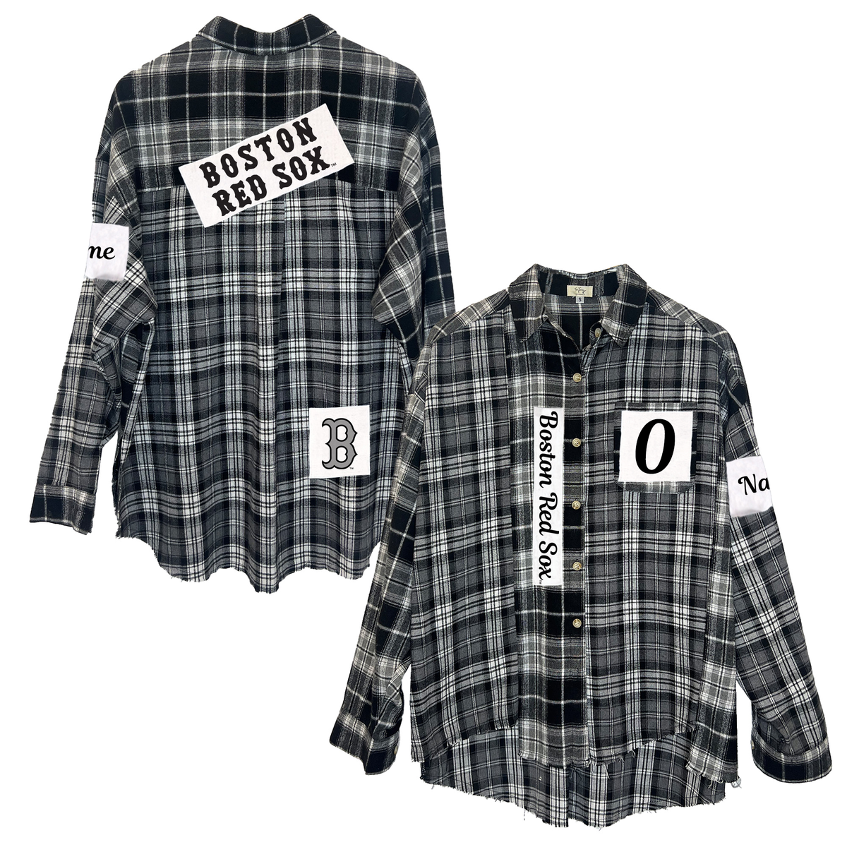 Boston Red Sox Black Out Flannel