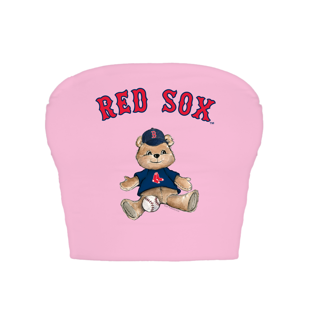 Boston Red Sox Teddy Crop Tube Top