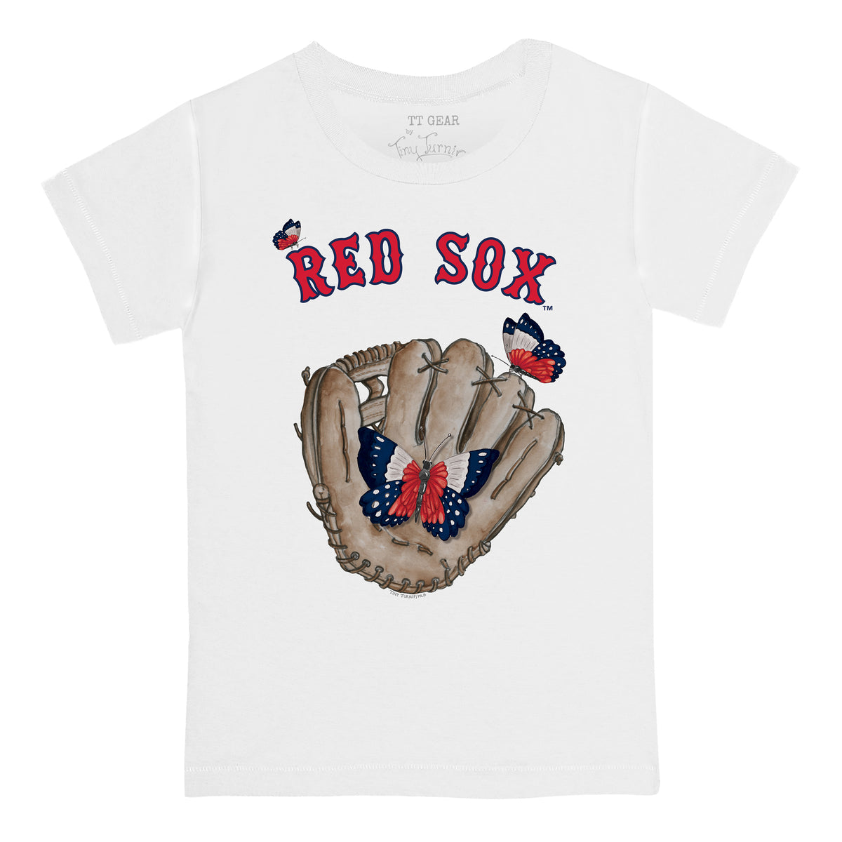 Boston Red Sox Butterfly Glove Tee Shirt