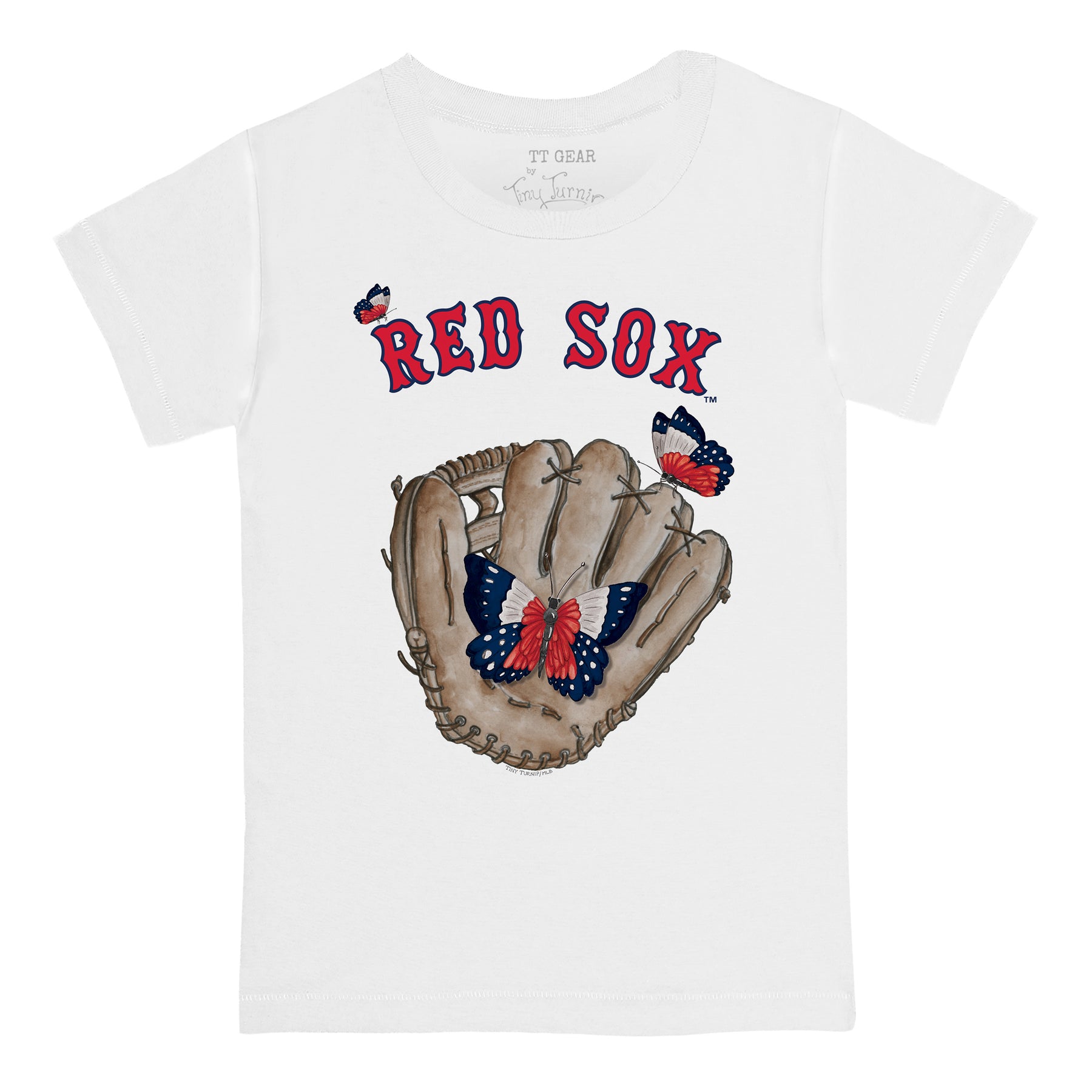 Boston Red Sox Butterfly Glove Tee Shirt