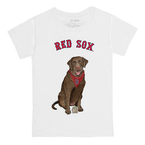 Boston Red Sox Chocolate Labrador Retriever Tee Shirt