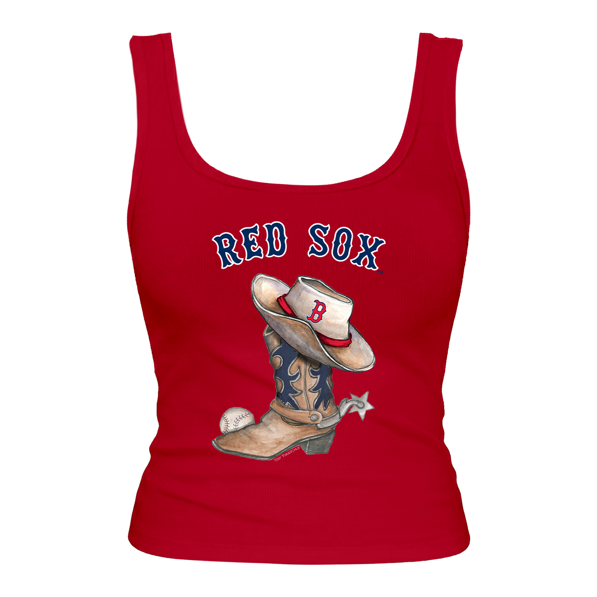Boston Red Sox Cowboy Boot Emmy Tank