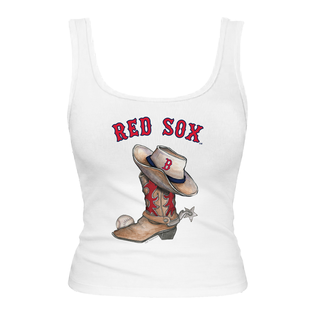 Boston Red Sox Cowboy Boot Emmy Tank