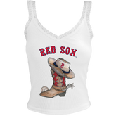 Boston Red Sox Cowboy Boot Lace Tank