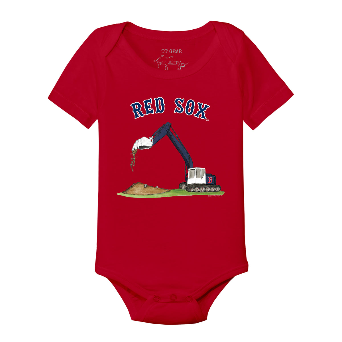 Boston Red Sox Excavator Short Sleeve Snapper