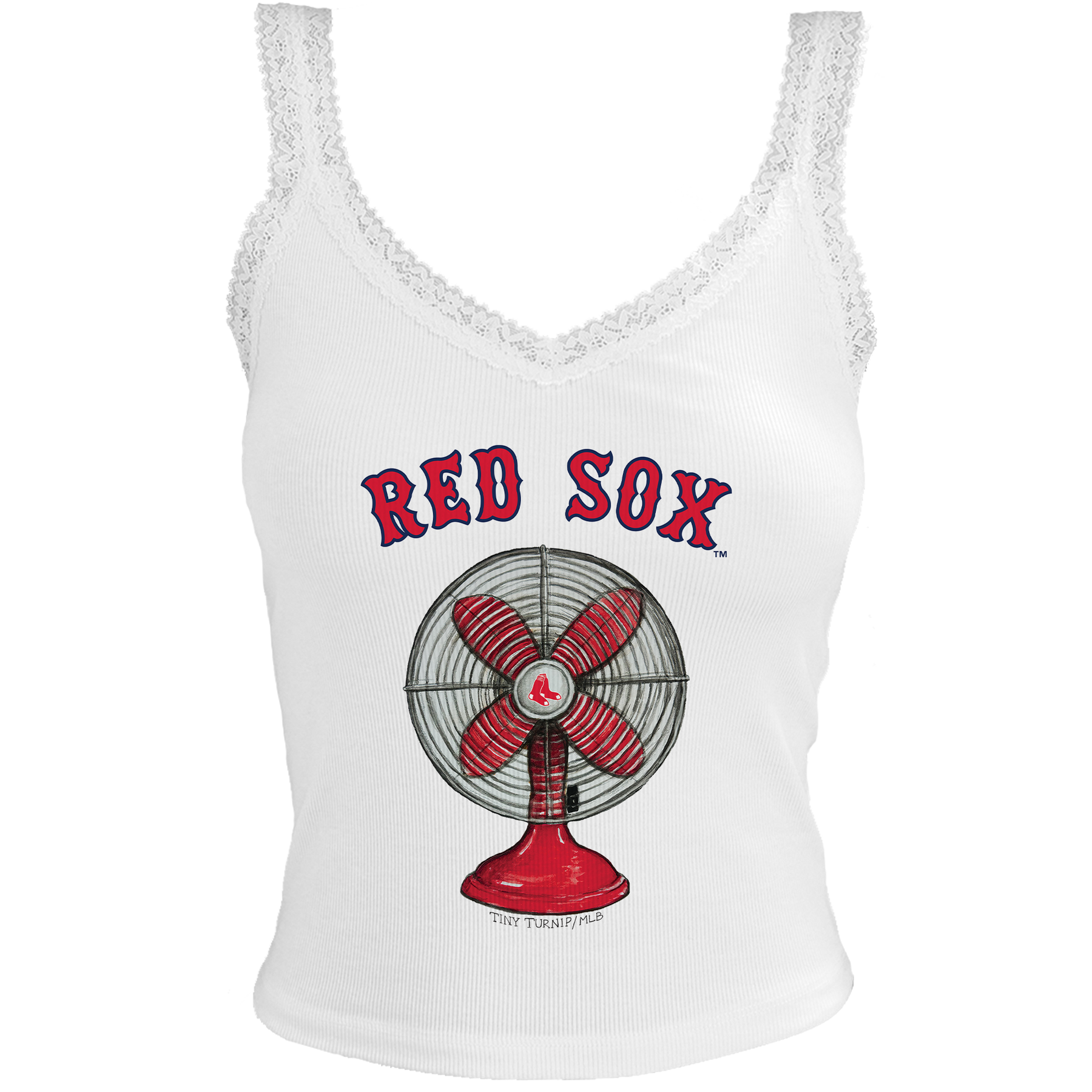 Boston Red Sox Fan Lace Tank