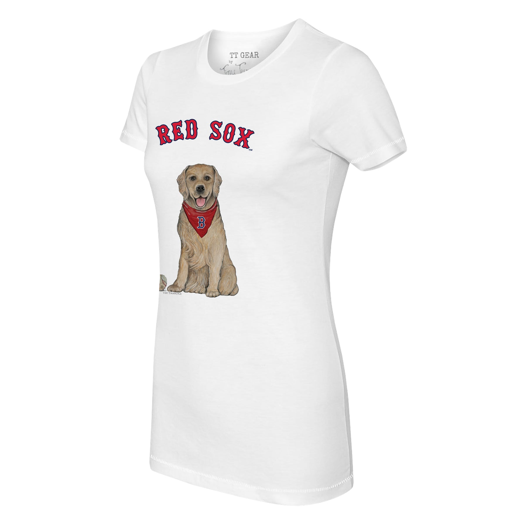 Boston Red Sox Golden Retriever Tee Shirt