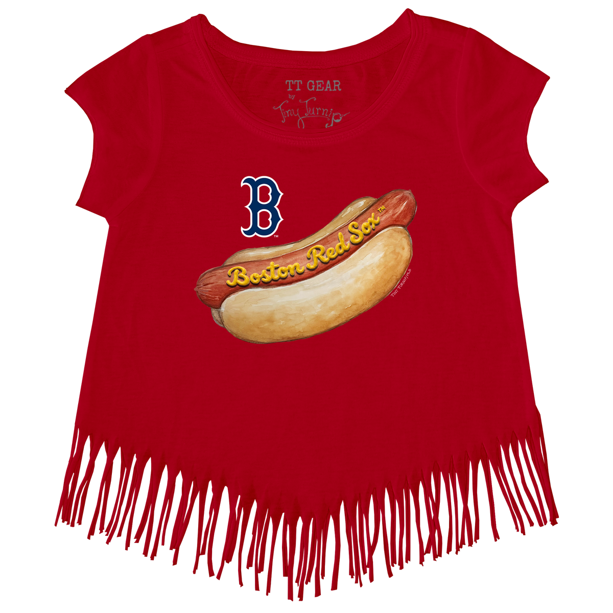 Boston Red Sox Hot Dog Fringe Tee