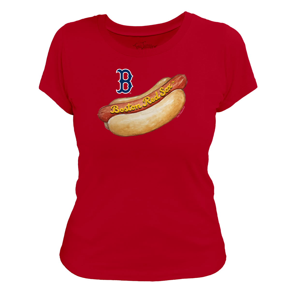 Boston Red Sox Hot Dog Women's Tee Shirt