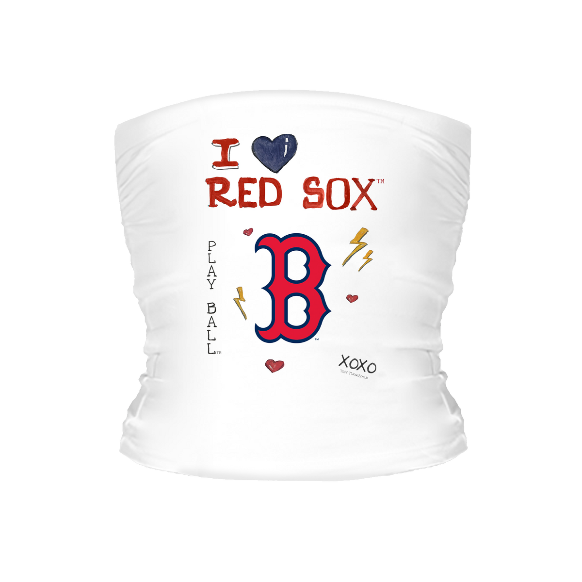 I Heart Red Sox Tube Top - Tiny Turnip