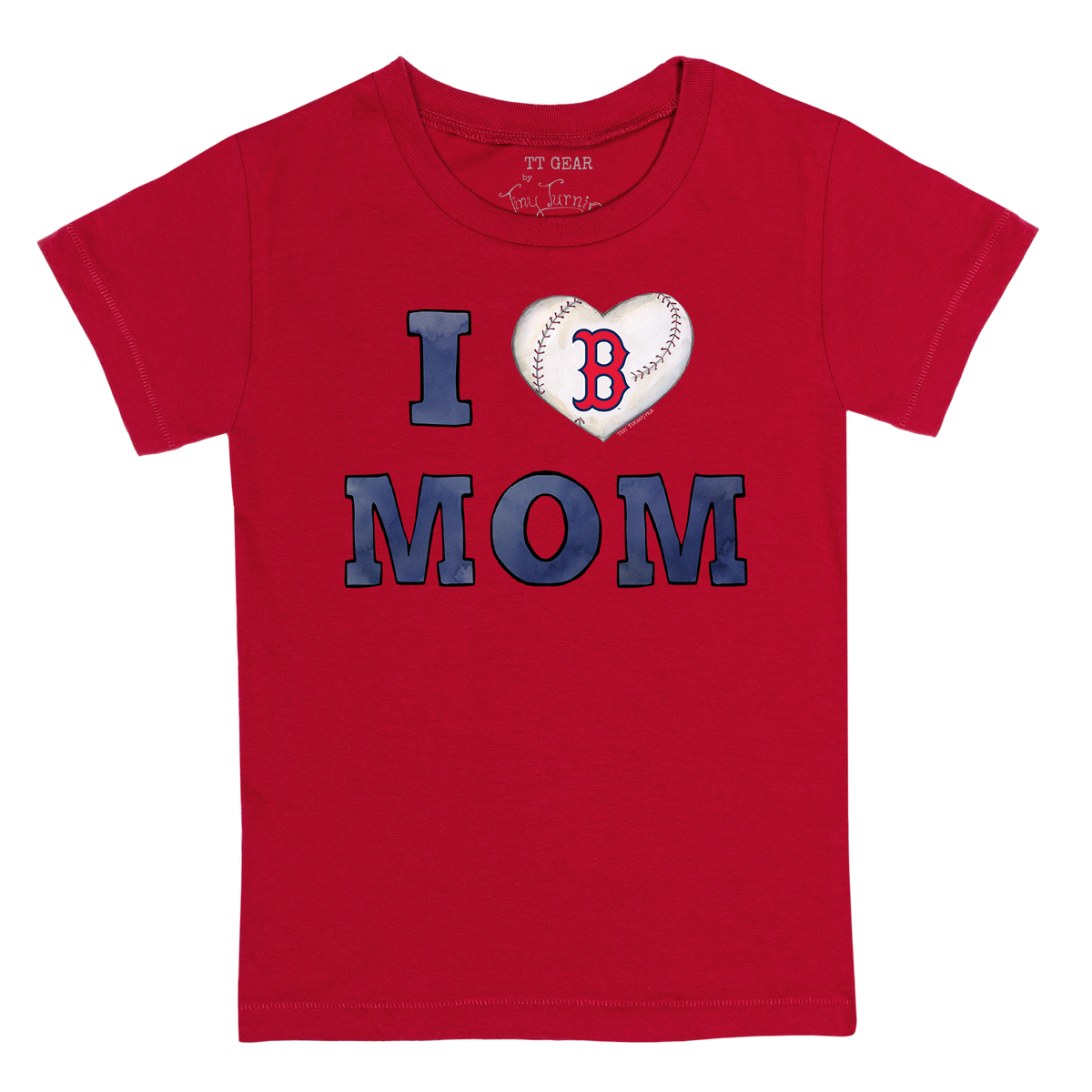 Boston Red Sox I Love Mom Tee Shirt
