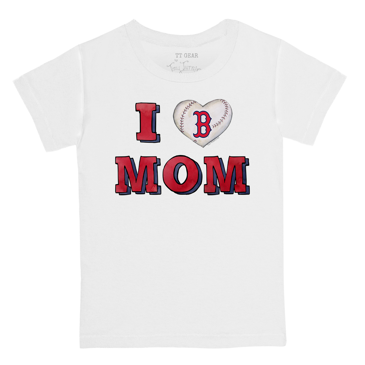 Boston Red Sox I Love Mom Tee Shirt