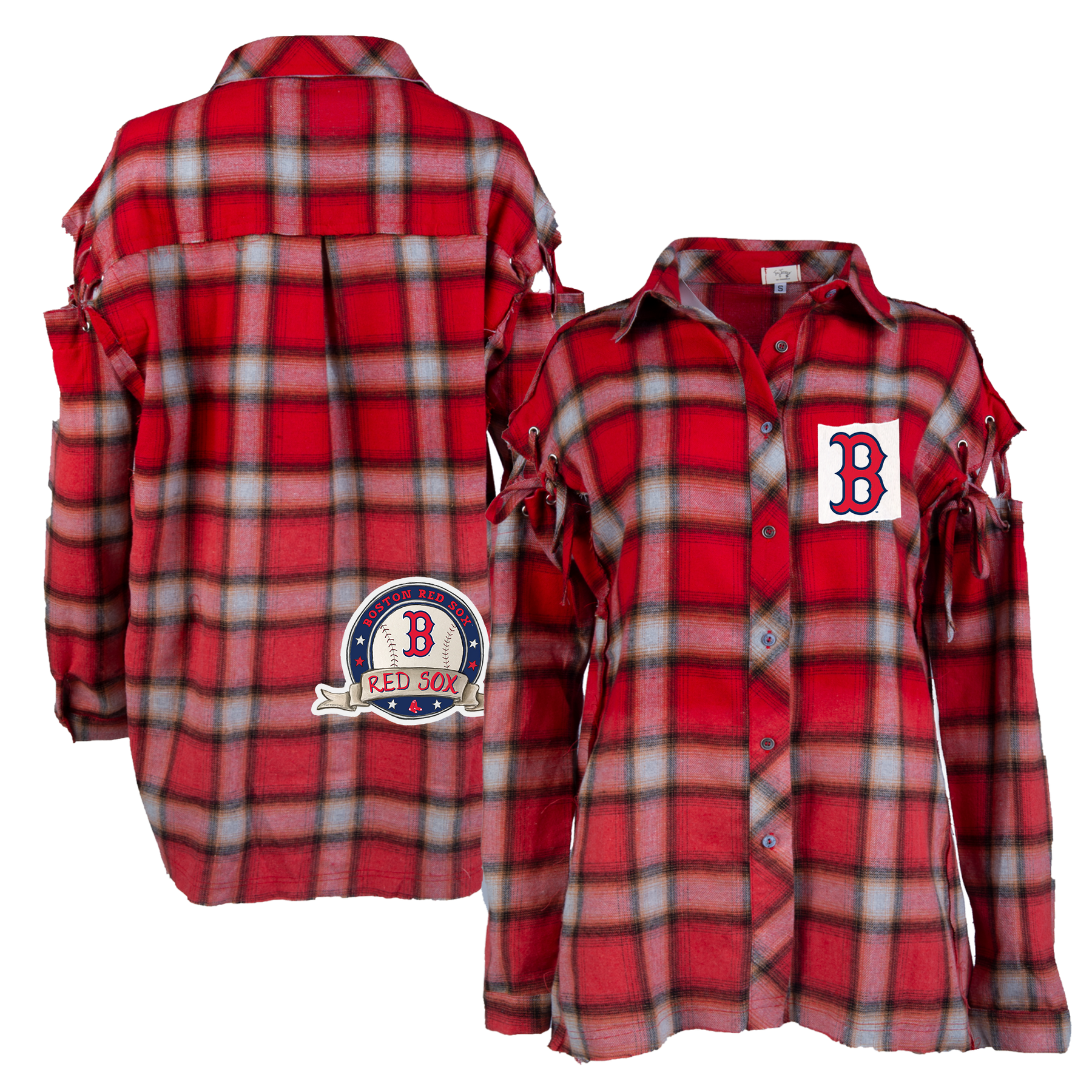 Boston Red Sox Lace Up Flannel