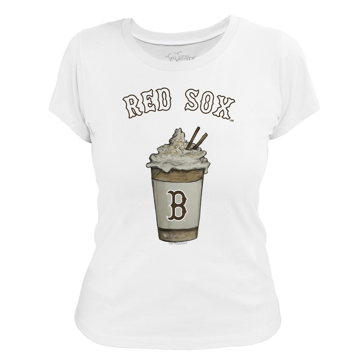 Boston Red Sox Latte Women's Tee Shirt