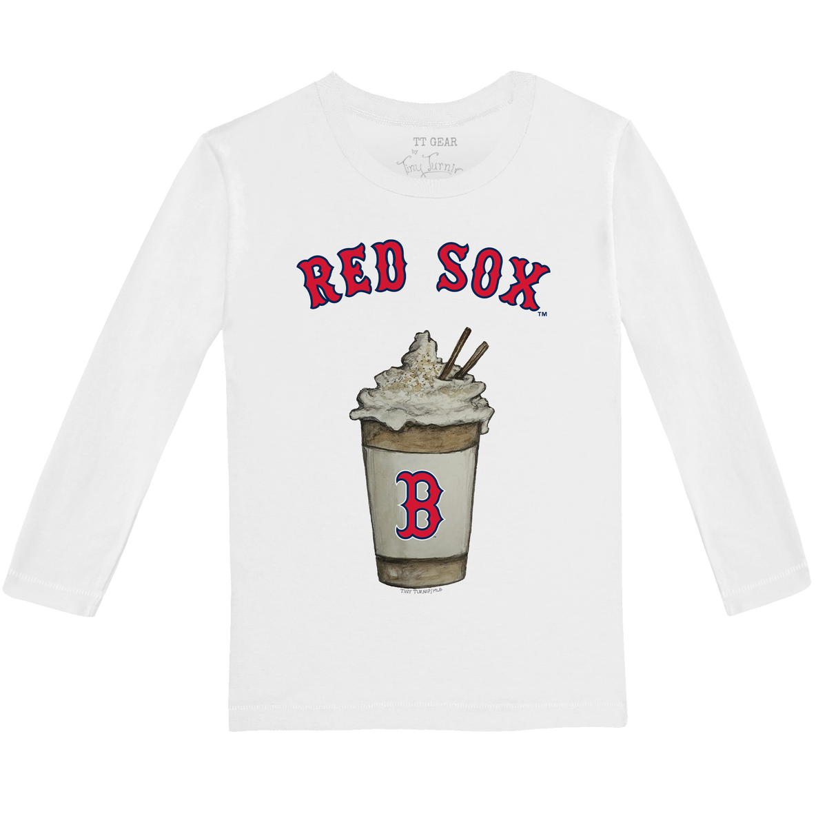 Boston Red Sox Latte Long-Sleeve Tee Shirt
