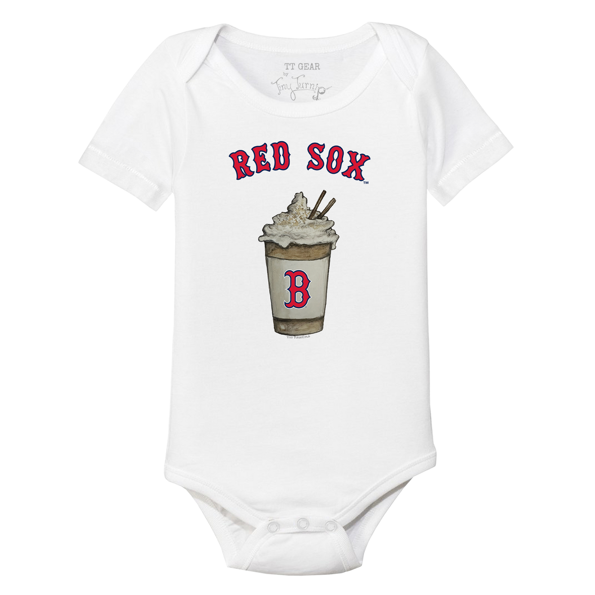 Boston Red Sox Latte Short Sleeve Snapper