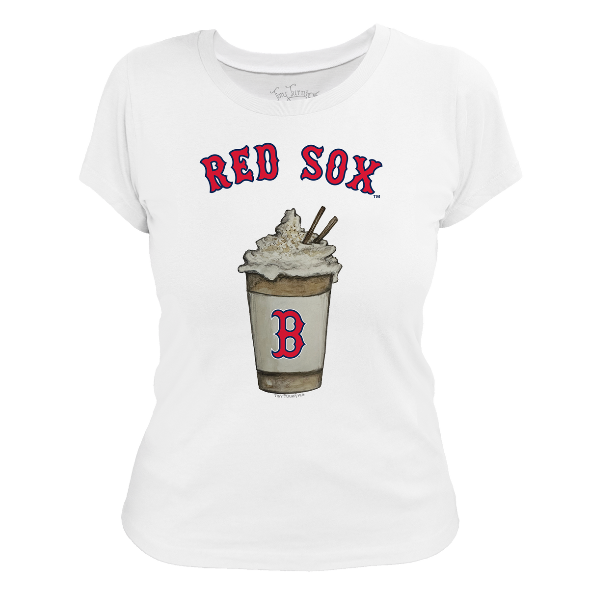 Boston Red Sox Latte Women's Tee Shirt
