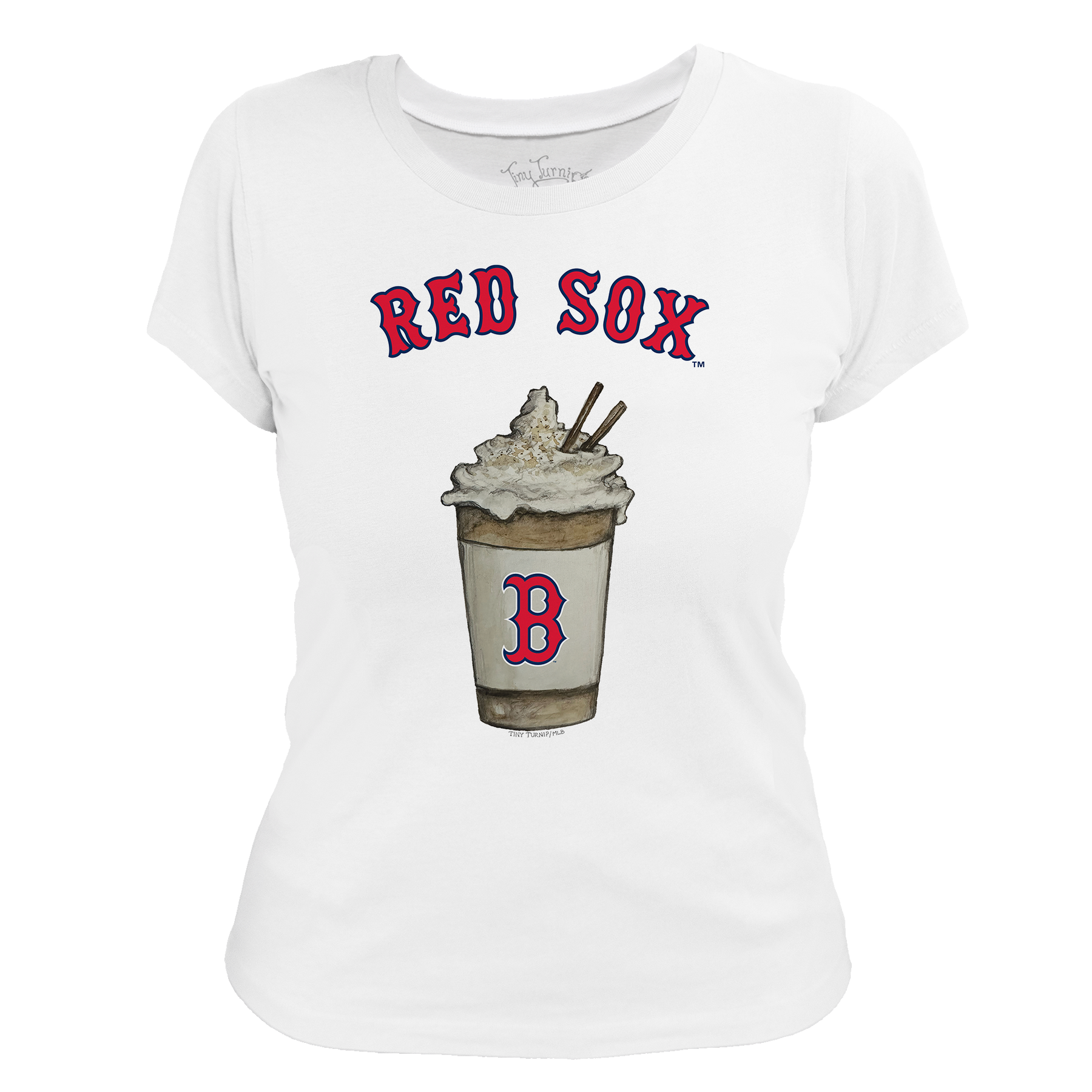 Boston Red Sox Latte Women's Tee Shirt