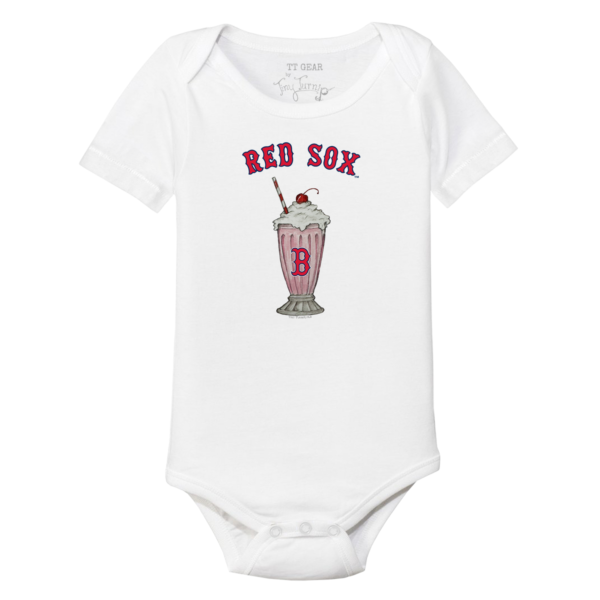 Boston Red Sox Milkshake Short Sleeve Snapper