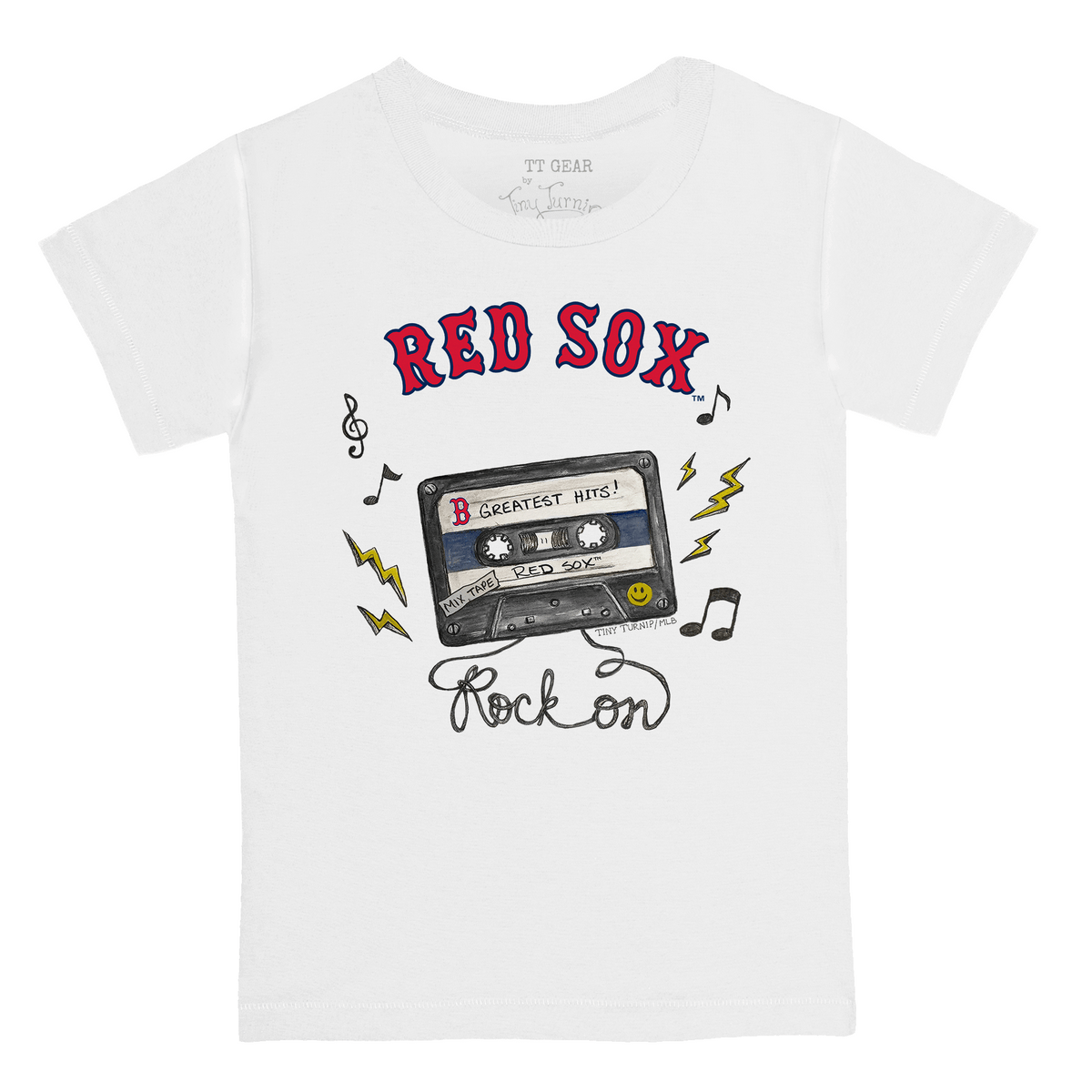 Boston Red Sox Mixtape Kid's Tee Shirt
