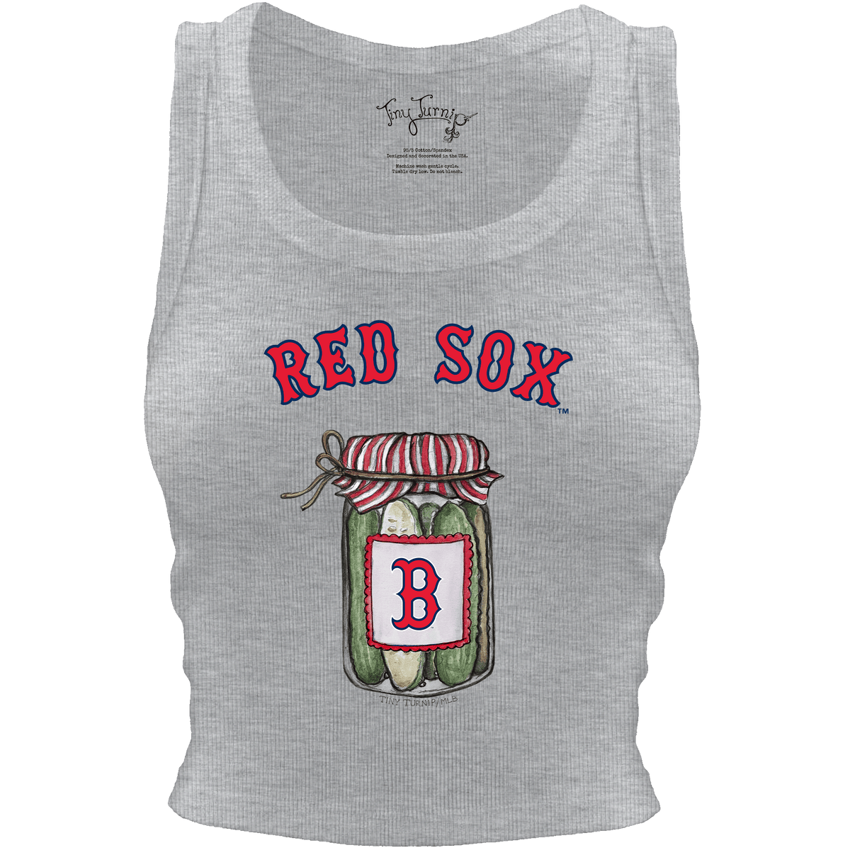 Boston Red Sox Pickle Jar Crop Tank
